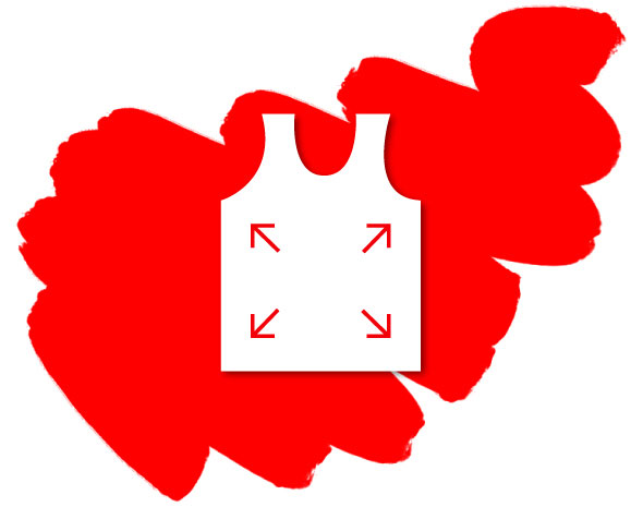 Wäsche Icon auf Roter Farbe
